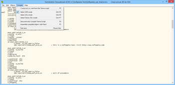 Teimsi Editor and Compiler screenshot 6