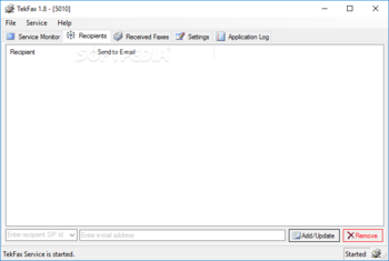 TekFax screenshot 2