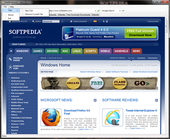 TekNet Web Browser screenshot 2