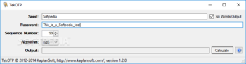 TekOTP screenshot