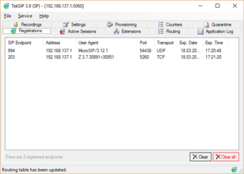 TekSIP screenshot 5