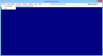 Tekware Resume Filter screenshot 2