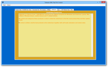 Tekware XML Pad File Creator screenshot 6