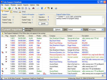 Tele-Support HelpDesk screenshot