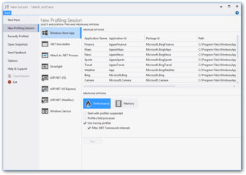 Telerik JustTrace screenshot 2
