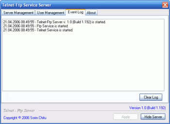 Telnet Ftp Server screenshot 3