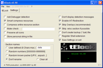 Telock screenshot