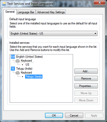 Telugu Keyboard - Sarala screenshot