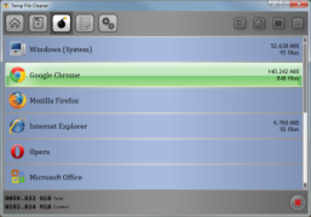 Temp File Cleaner Portable screenshot