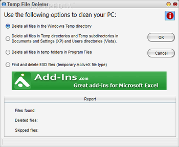 Temp File Deleter screenshot