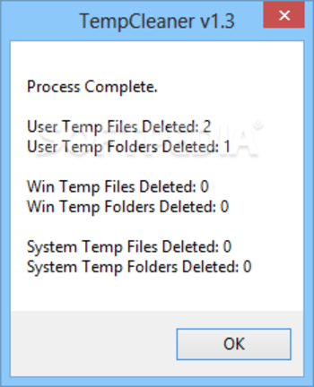 TempCleaner screenshot