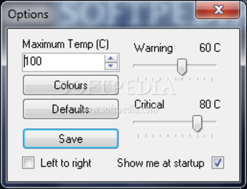 Temperature Taskbar screenshot 2