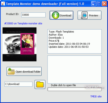 Template Monster Demo Downloader screenshot 2