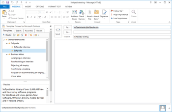 Template Phrases for Microsoft Outlook screenshot 2
