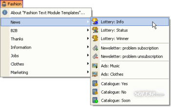 Templates for the Fashion Helpdesk screenshot 2