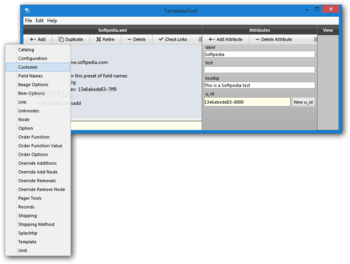 TemplateTool screenshot 2