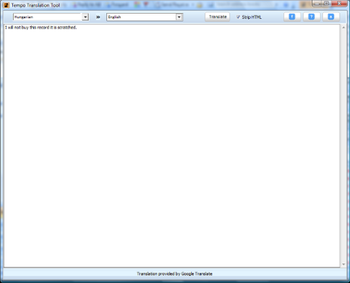 Tempo Translation screenshot