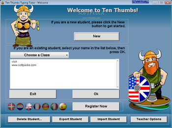 Ten Thumbs Typing Tutor screenshot