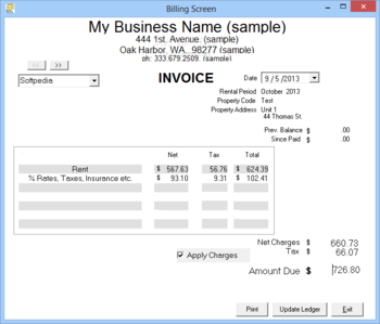 Tenant Billing screenshot 8