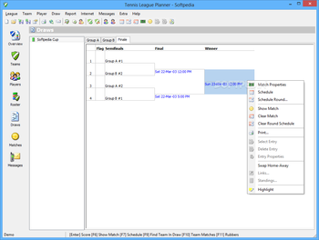 Tennis League Planner screenshot 10