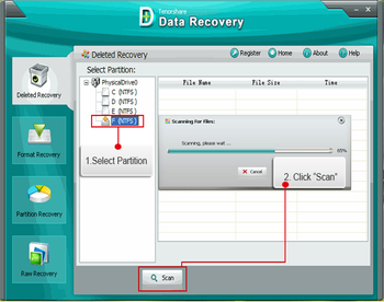 Tenorshare Any Data Recovery Pro screenshot