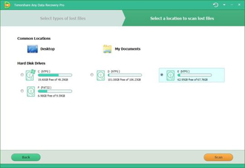 Tenorshare Any Data Recovery Pro screenshot 2