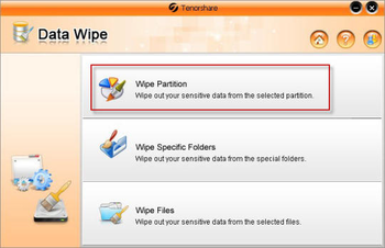 Tenorshare Data Wipe screenshot