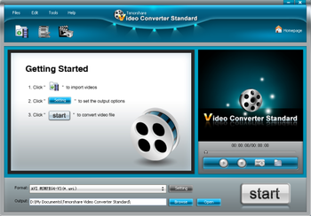 Tenorshare Free Video Converter Standard screenshot