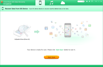 Tenorshare iOS Data Recovery screenshot