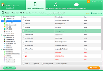 Tenorshare iPad Data Recovery screenshot 2