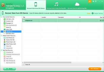 Tenorshare iPad Data Recovery screenshot 4