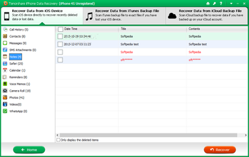 Tenorshare iPhone 4S Data Recovery screenshot 3