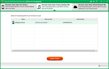 Tenorshare iPhone 4S Data Recovery screenshot 4