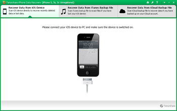 Tenorshare iPhone 5 Data Recovery screenshot