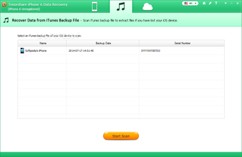 Tenorshare iPhone 6 Data Recovery screenshot 2