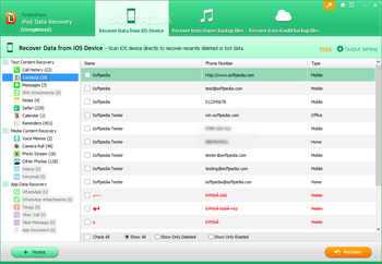 Tenorshare iPod Data Recovery screenshot 2