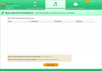 Tenorshare iPod Data Recovery screenshot 6