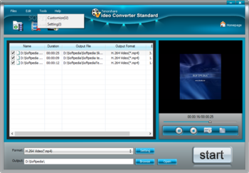Tenorshare Video Converter Standard screenshot 3