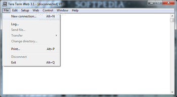 Tera Term Pro Web screenshot