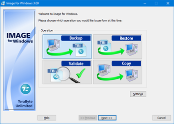 TeraByte Drive Image Backup and Restore Suite screenshot