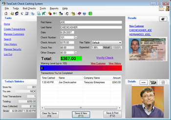 TeraCash screenshot
