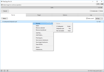 TeraCopy screenshot