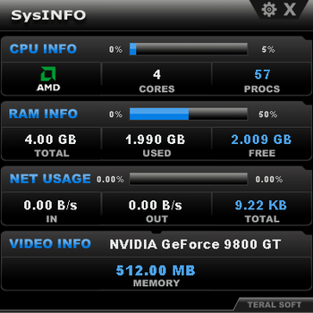 Teral Soft SysINFO screenshot