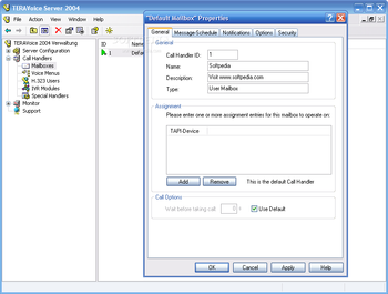 TERAVoice Server 2004 screenshot 2