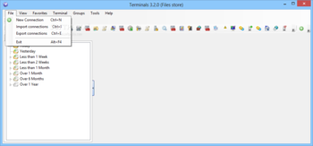 Terminals screenshot 3