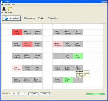 Termites Seating Charts screenshot