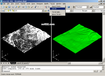 Terrain for AutoCAD screenshot