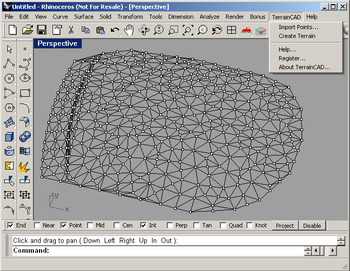 TerrainCAD for Rhino screenshot