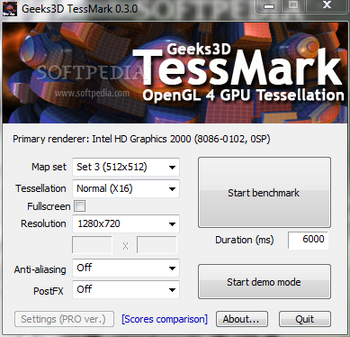 TessMark screenshot