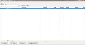 Test Constructor screenshot